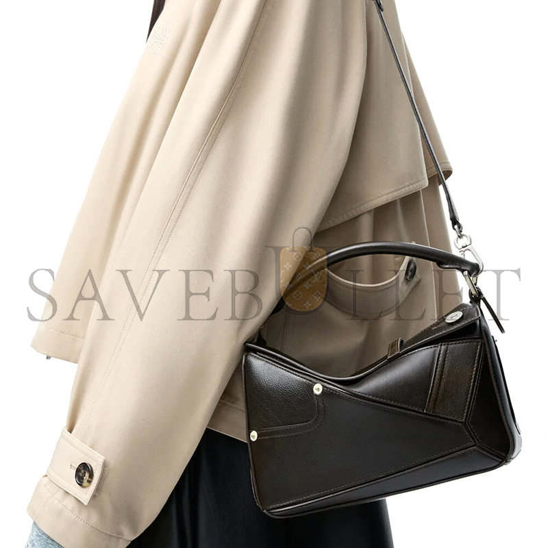 LOEWE PANTA SMALL PUZZLE BAG IN SHINY CALFSKIN A510S21XCQ (24*16.5*10.5cm)